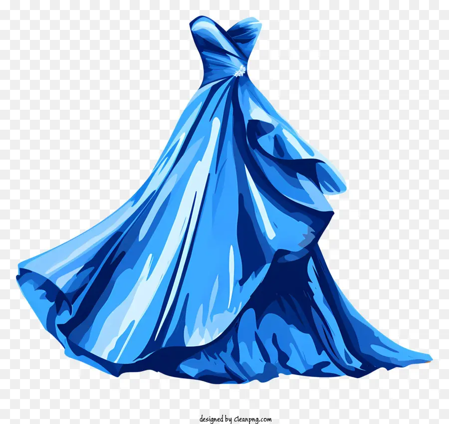 Robe En Jour Bleu，Bleu Robe De Soirée PNG