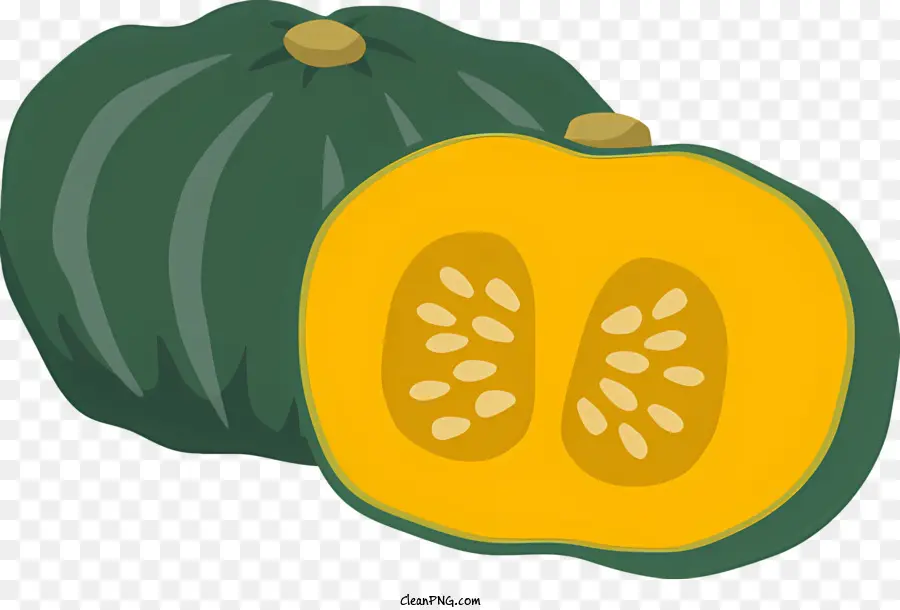 Nourriture，Courge Kabocha PNG