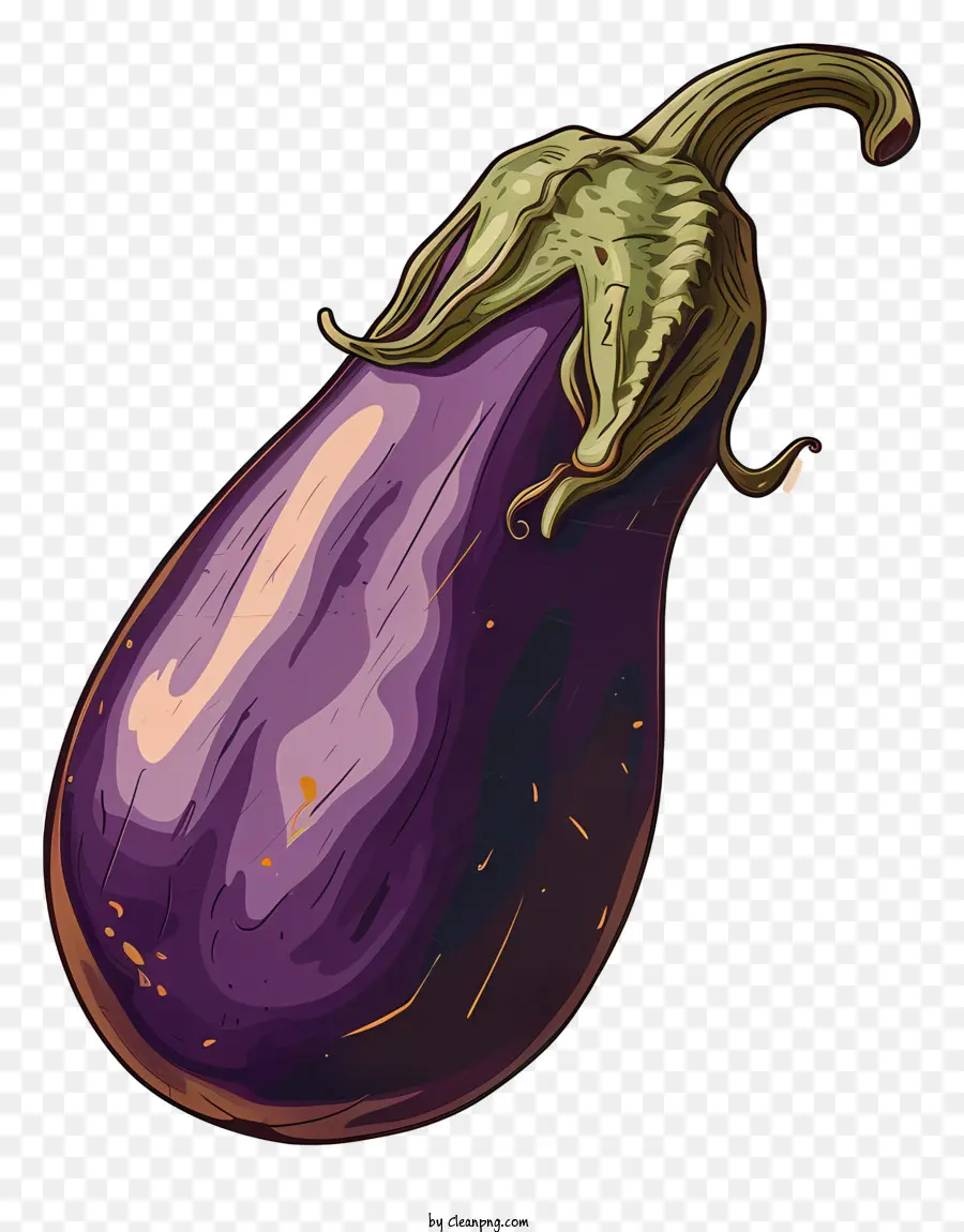 L'aubergine Emoji，Violet Aubergine PNG