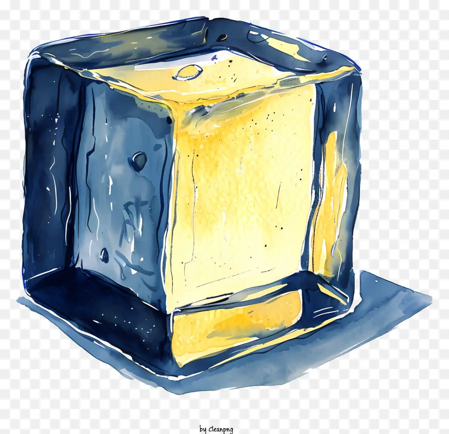 Cube，Cube Bleu PNG