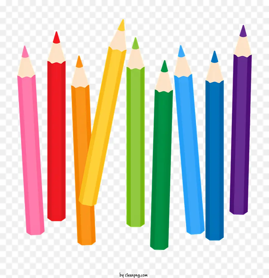 Crayon De Couleur，Crayons Colorés PNG