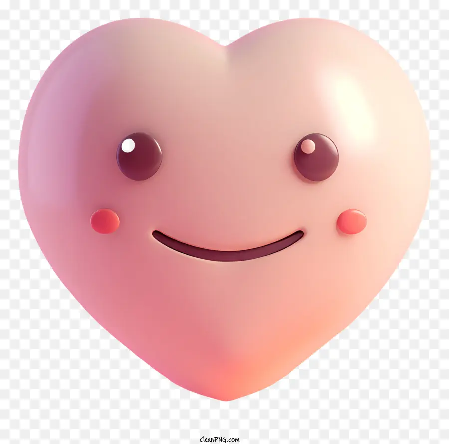 Cœur Emoji，Cœur 3d Rendu PNG