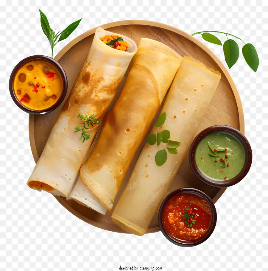 Dosa，Crêpes Indiennes PNG