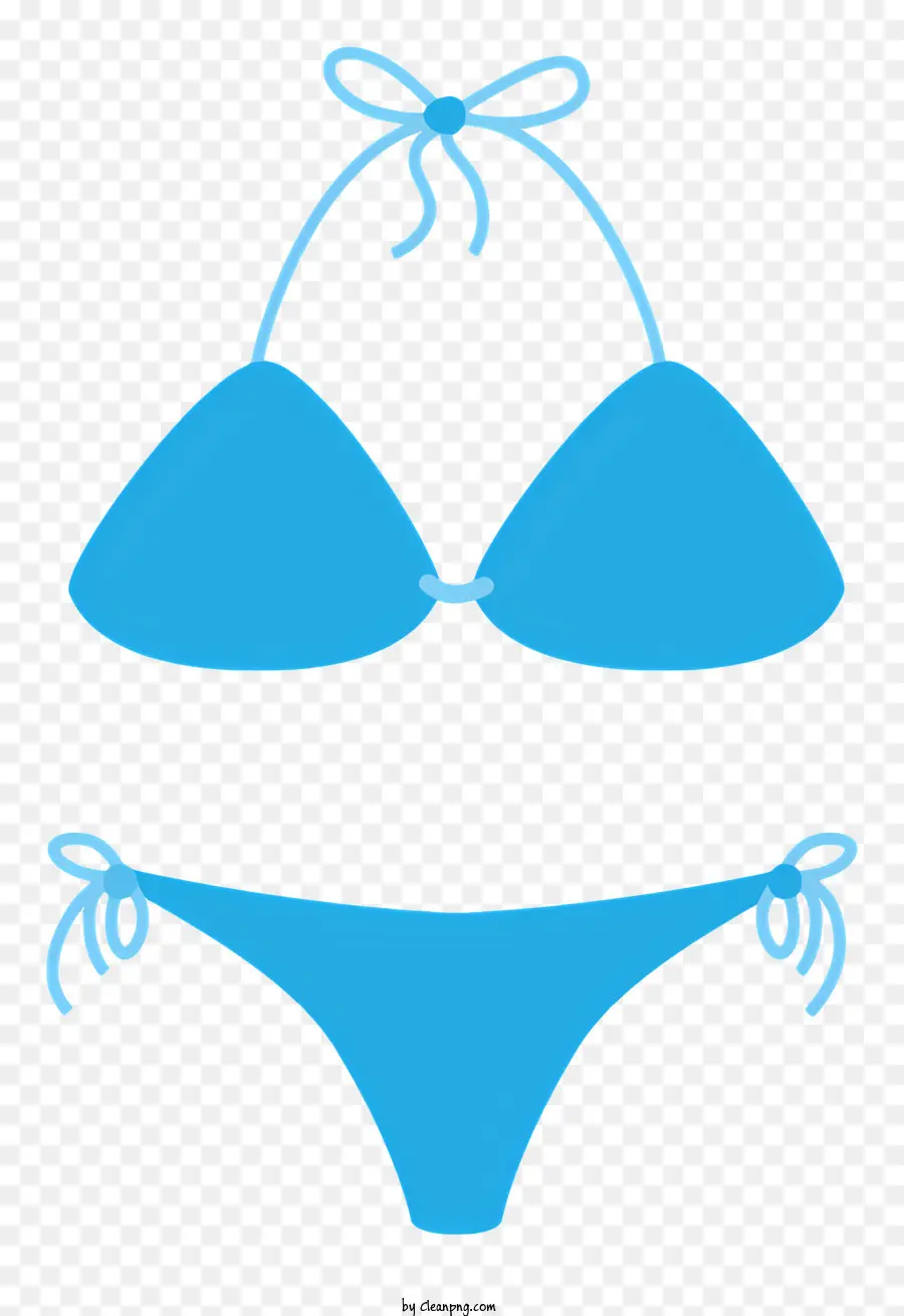 Maillot De Bain，Bikini Bleu PNG