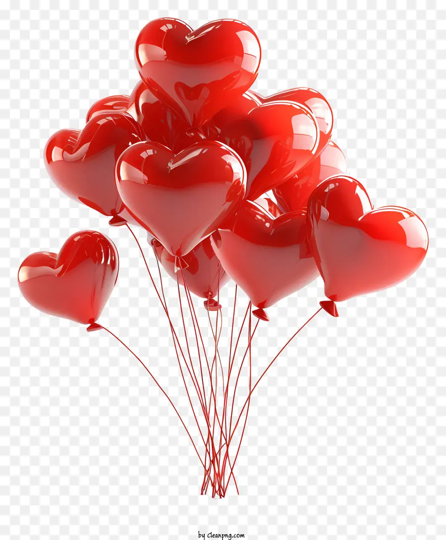 Donnant À Cœur De Jour，Heartshaped Ballons PNG