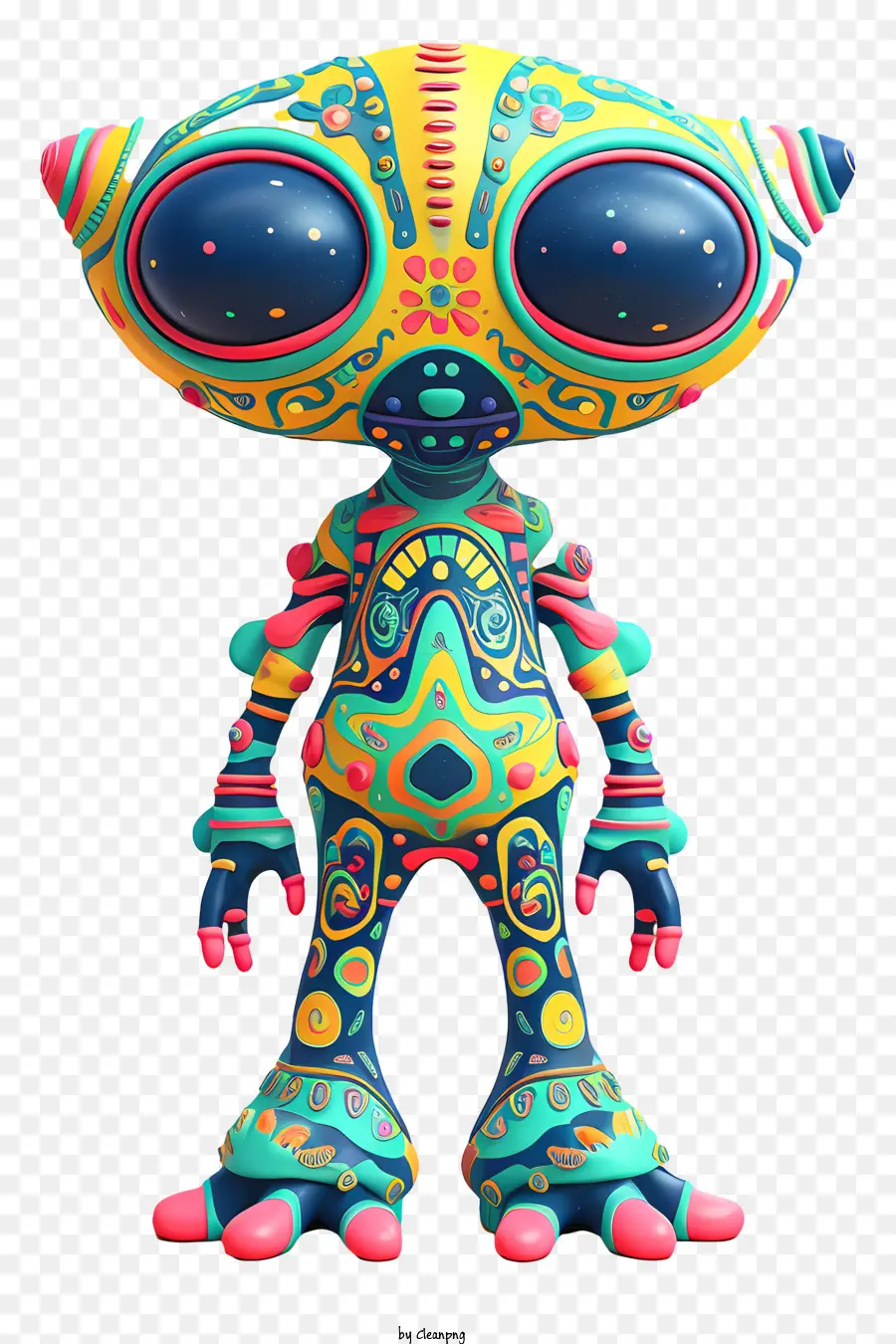 Hominidé Alien，Créature Colorée PNG