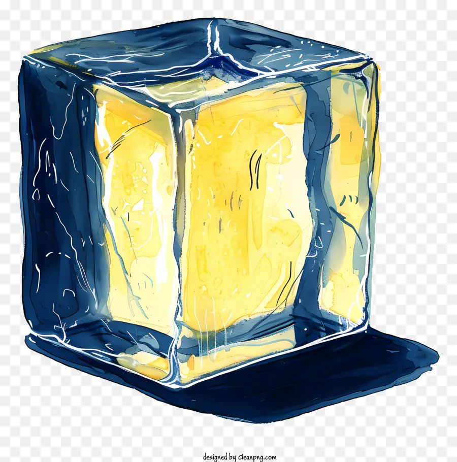 Cube，Bloc De Glace PNG