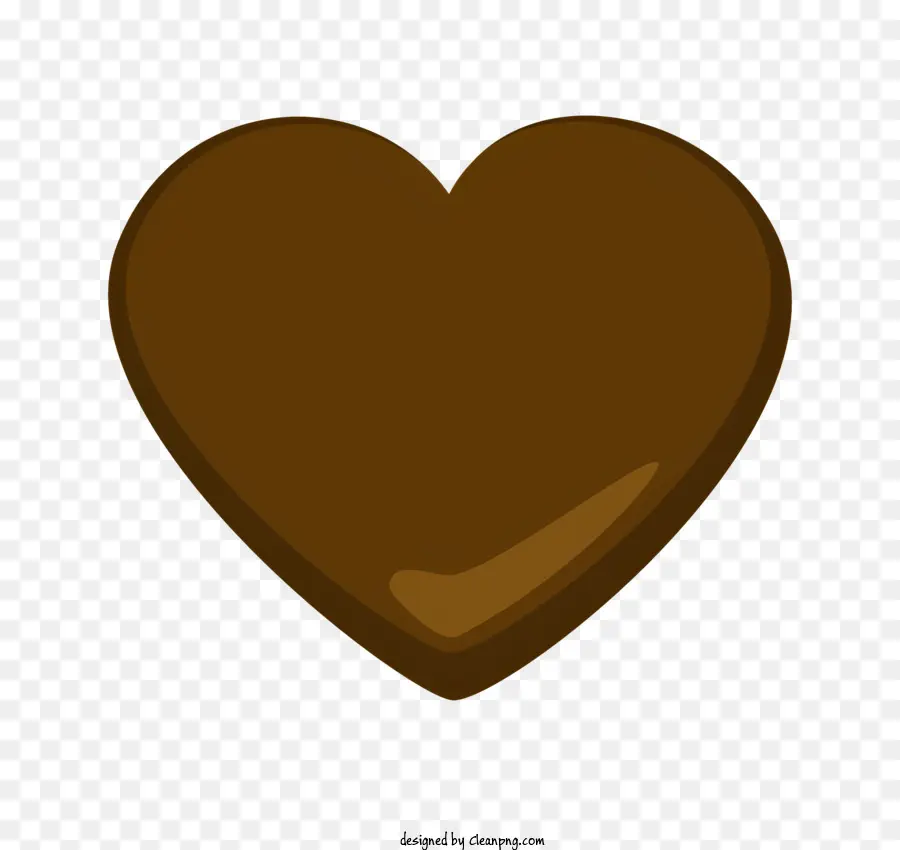 Chocolat Coeur，Coeur De Cacao PNG