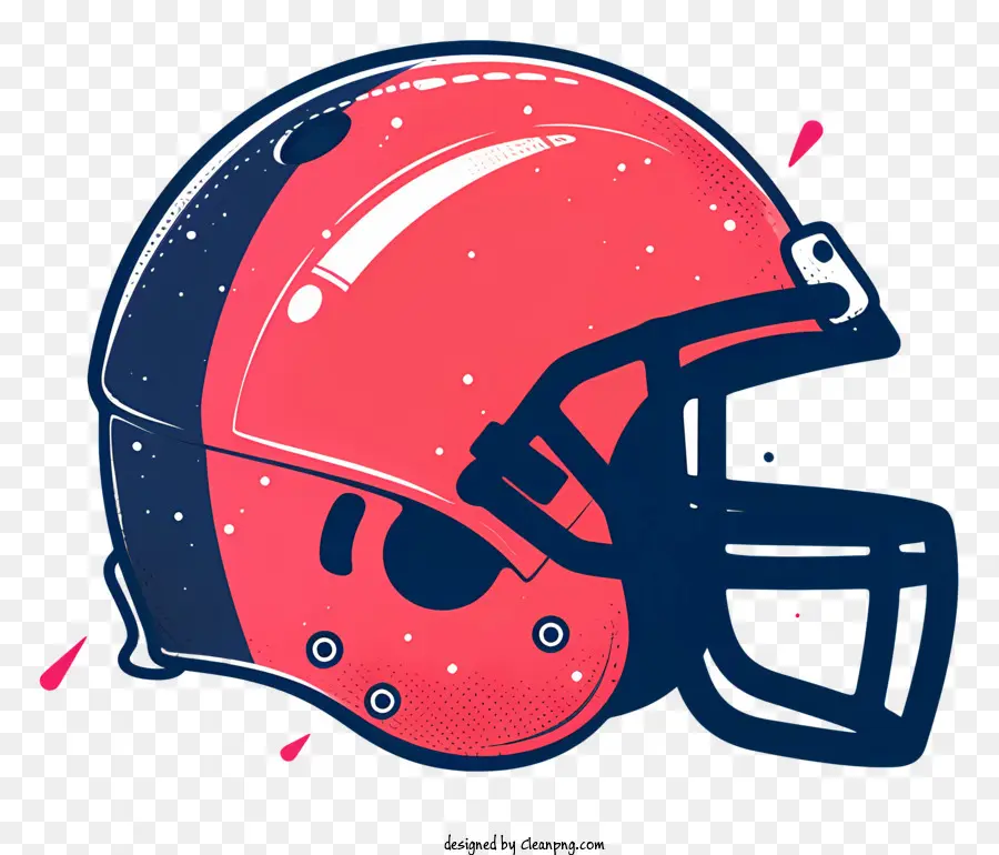 Casque De Football，Casque De Football Rouge PNG