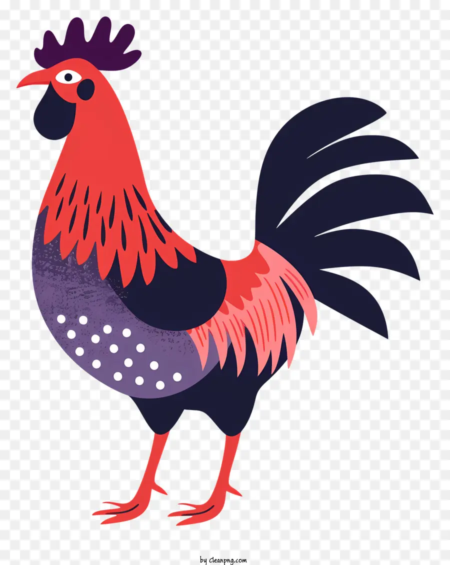 Coq，Coq Coloré PNG