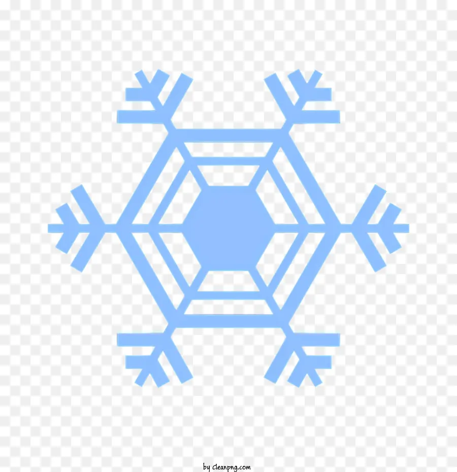 Flocon De Neige，Motif Symétrique PNG