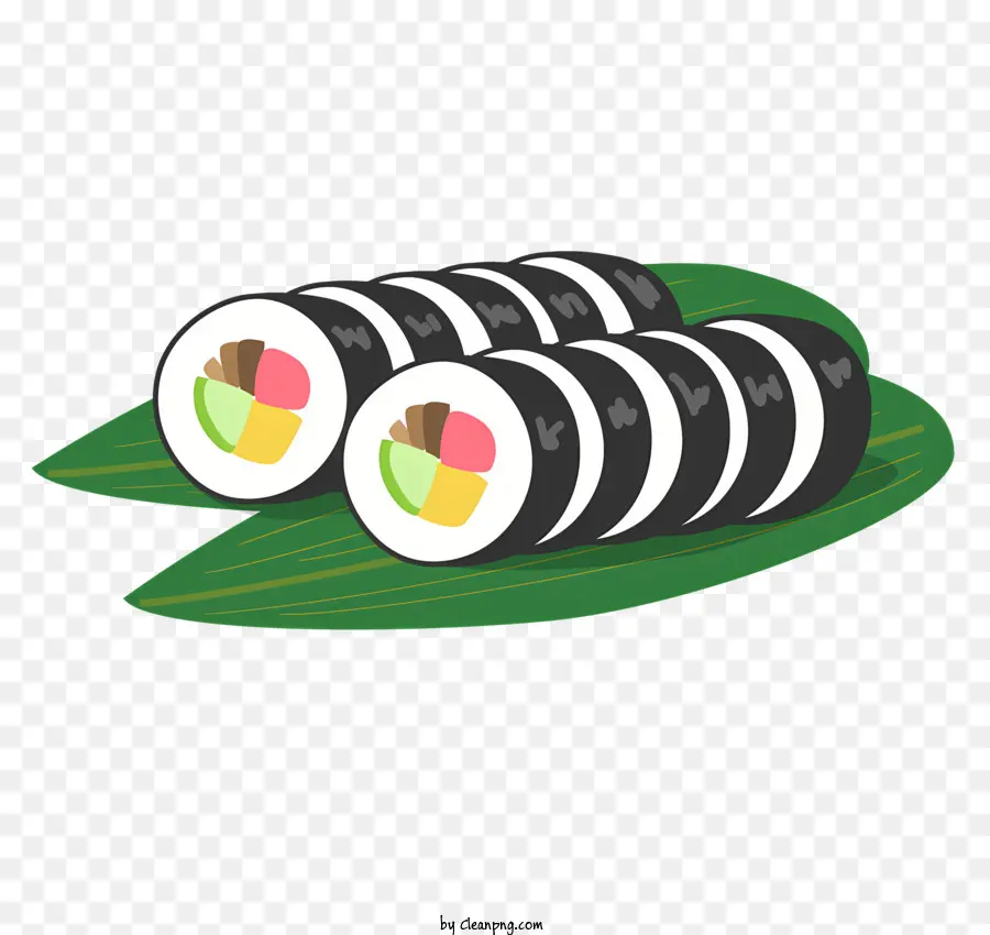 Les éléments De L'alimentation，Les Rouleaux De Sushi PNG