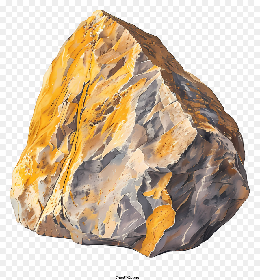 Rock Gros Rocher Minéraux Jaunes PNG Rock Gros Rocher Minéraux Jaunes transparentes PNG