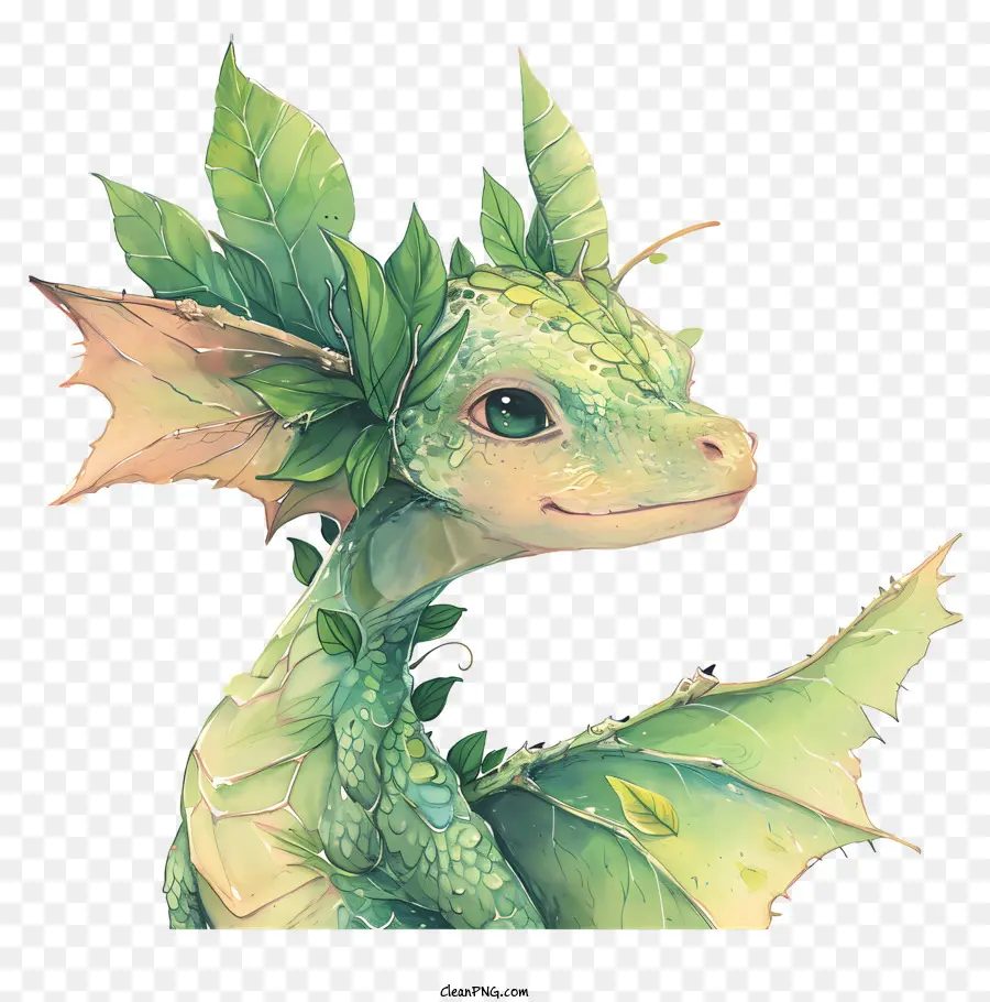 Mignon Dragon，Peinture à L'aquarelle PNG