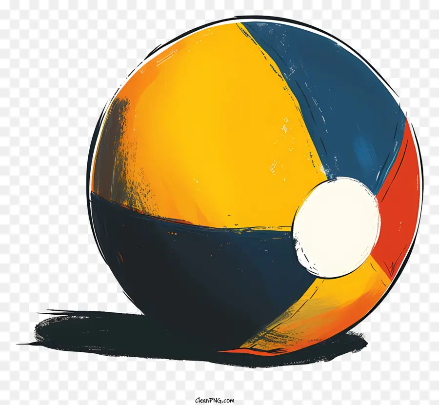 Ballon De Plage，Coloré Balle PNG