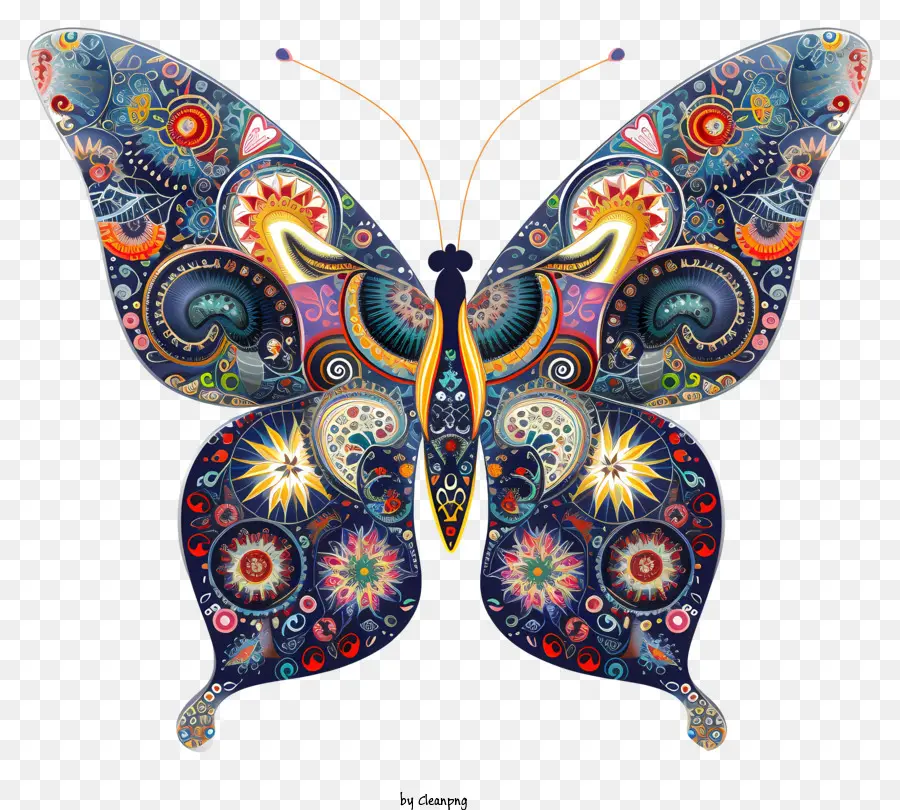 Découvrez La Journée Des Papillons，Papillon De La Peinture PNG