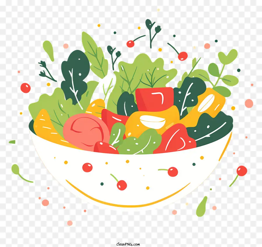 Salade，Les Fruits Et Les Légumes PNG
