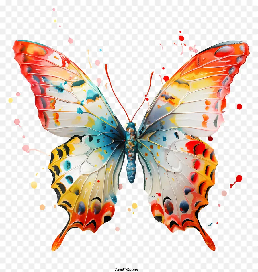 Découvrez La Journée Des Papillons，Papillons Colorés PNG