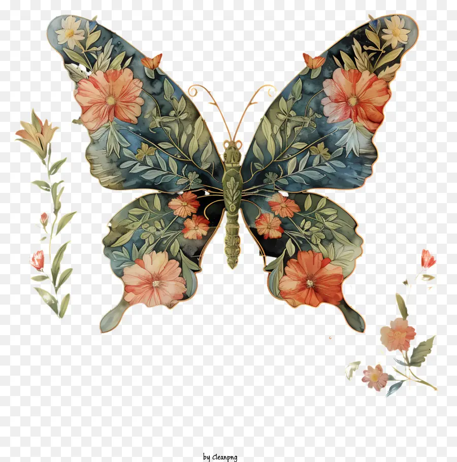 Art De Papillon，Papillon PNG
