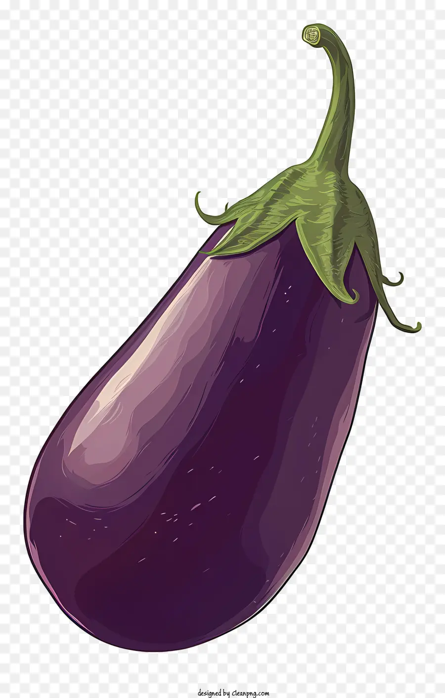 L'aubergine Emoji，Violet Aubergine PNG
