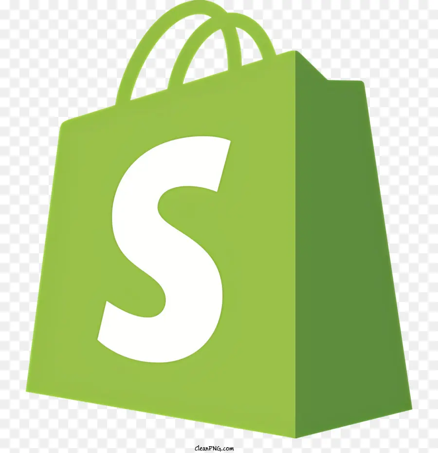 Logo Shopify，Sac Shopping PNG