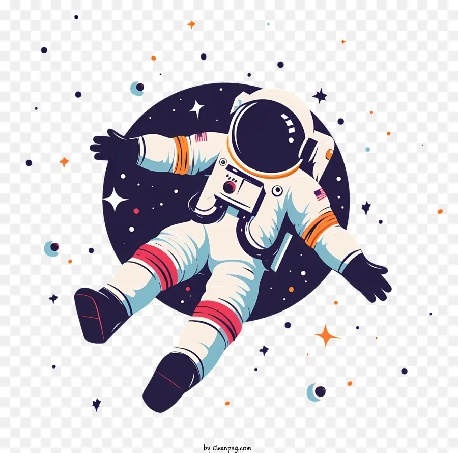 Espace Flottant D'astronaute，Astronaute PNG