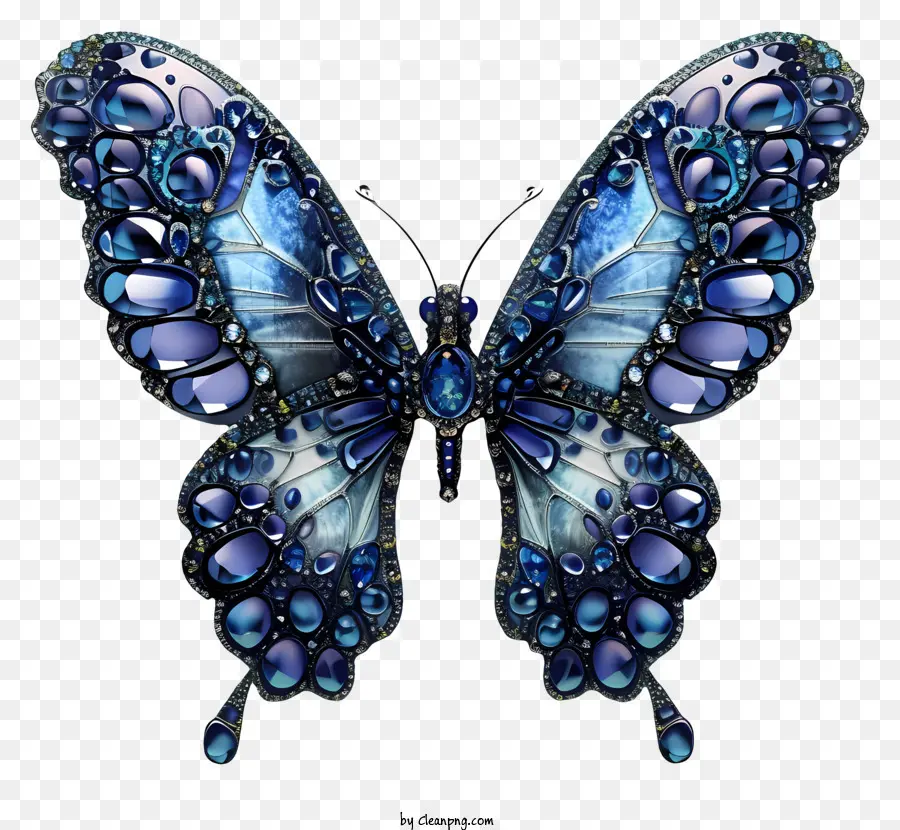 Découvrez La Journée Des Papillons，Papillon Bleu PNG