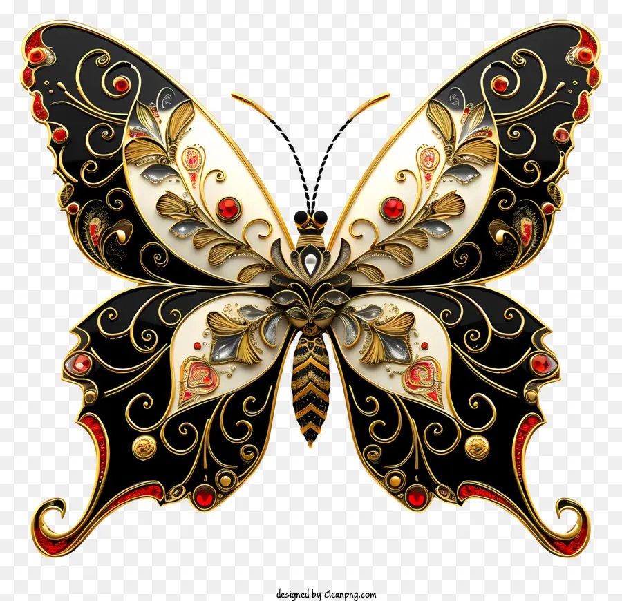 Découvrez La Journée Des Papillons，Or Papillon PNG