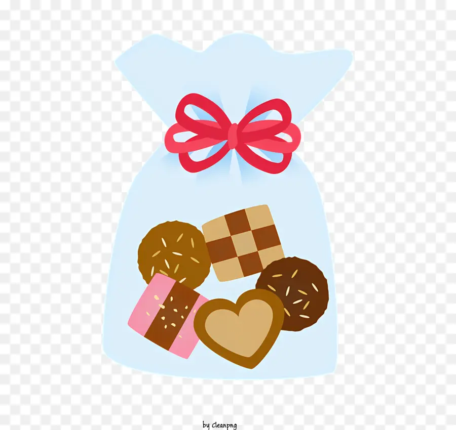 Présenter Un Cookie，Sac à Biscuits PNG