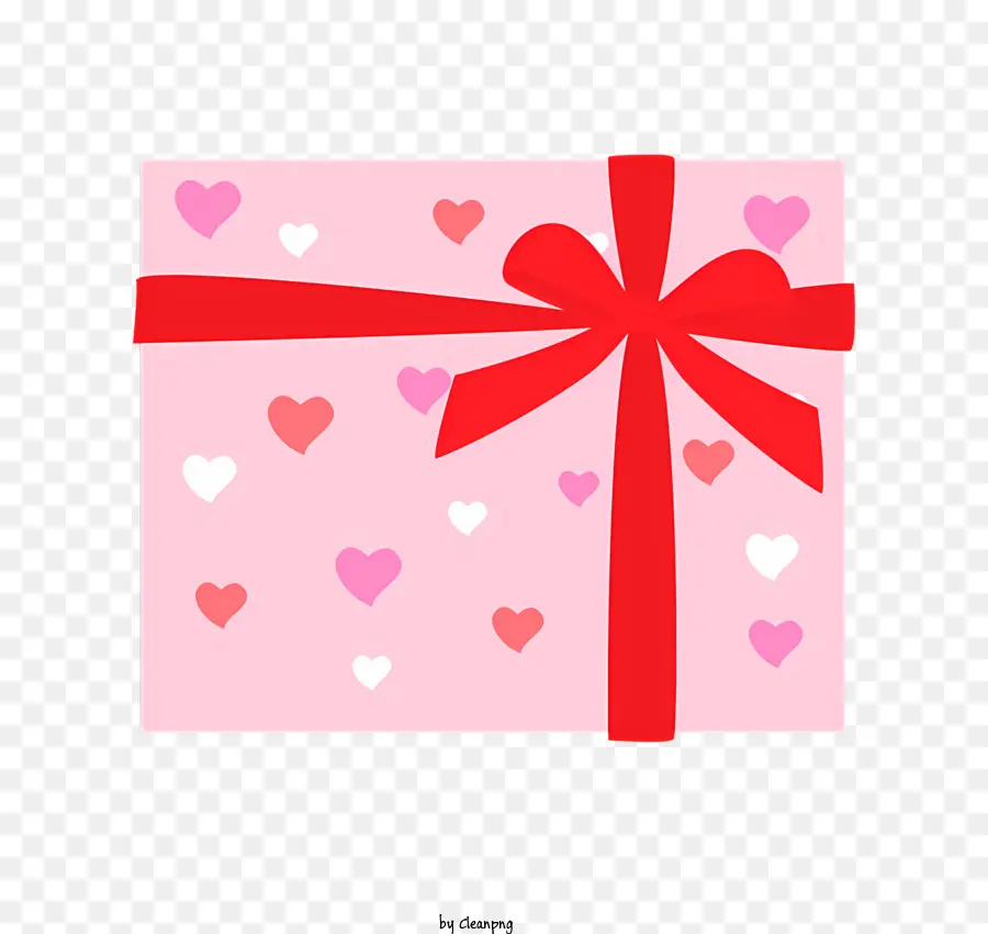 Coeur Présent，Coffret Rose PNG