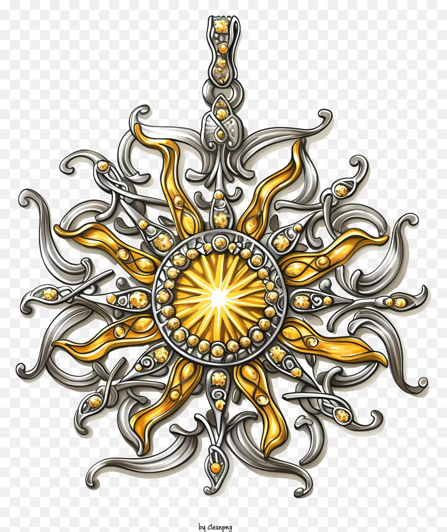 Pendentif，Pendentif Soleil PNG