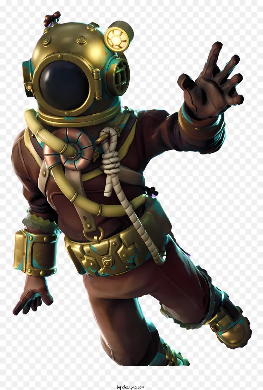 Fortnite，Plongeur En Costume Vintage PNG