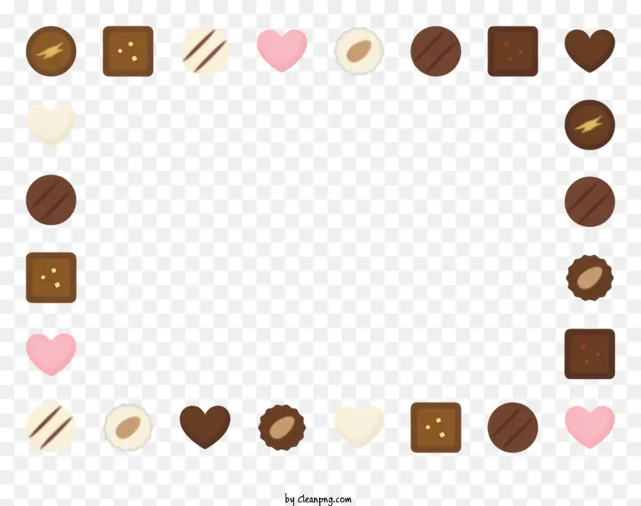 Cadre Alimentaire，Chocolat Frame PNG