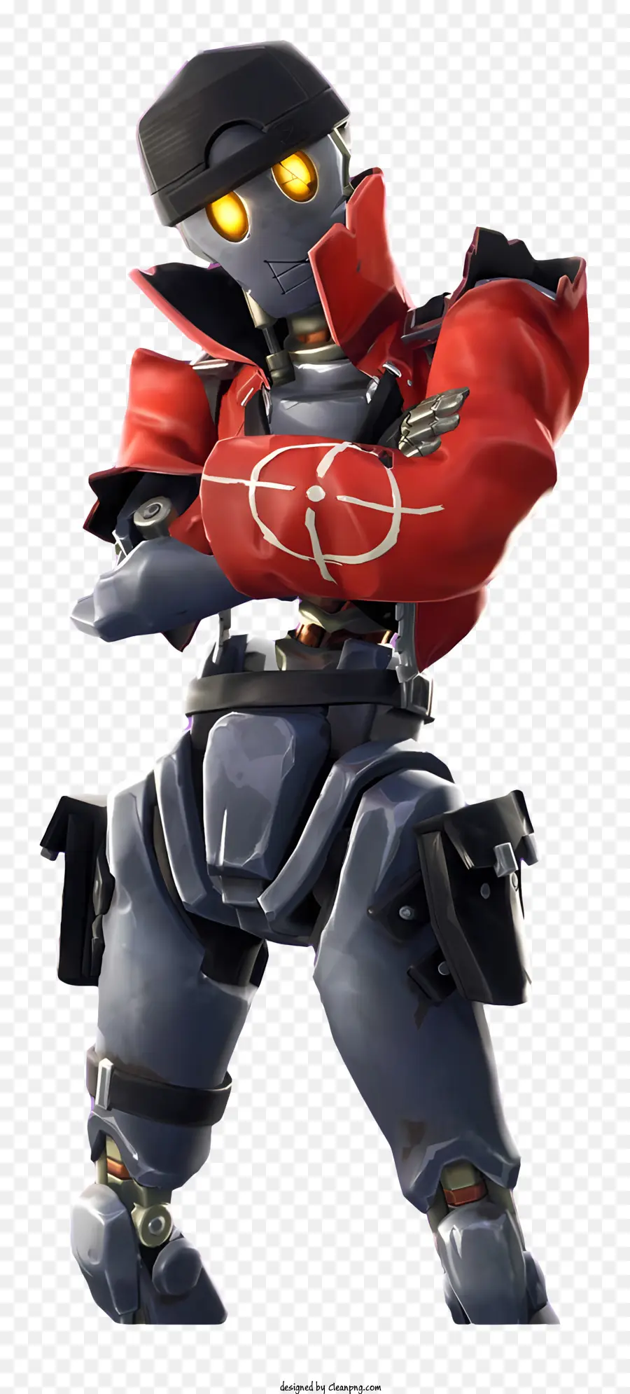 Fortnite，Robot Rouge PNG