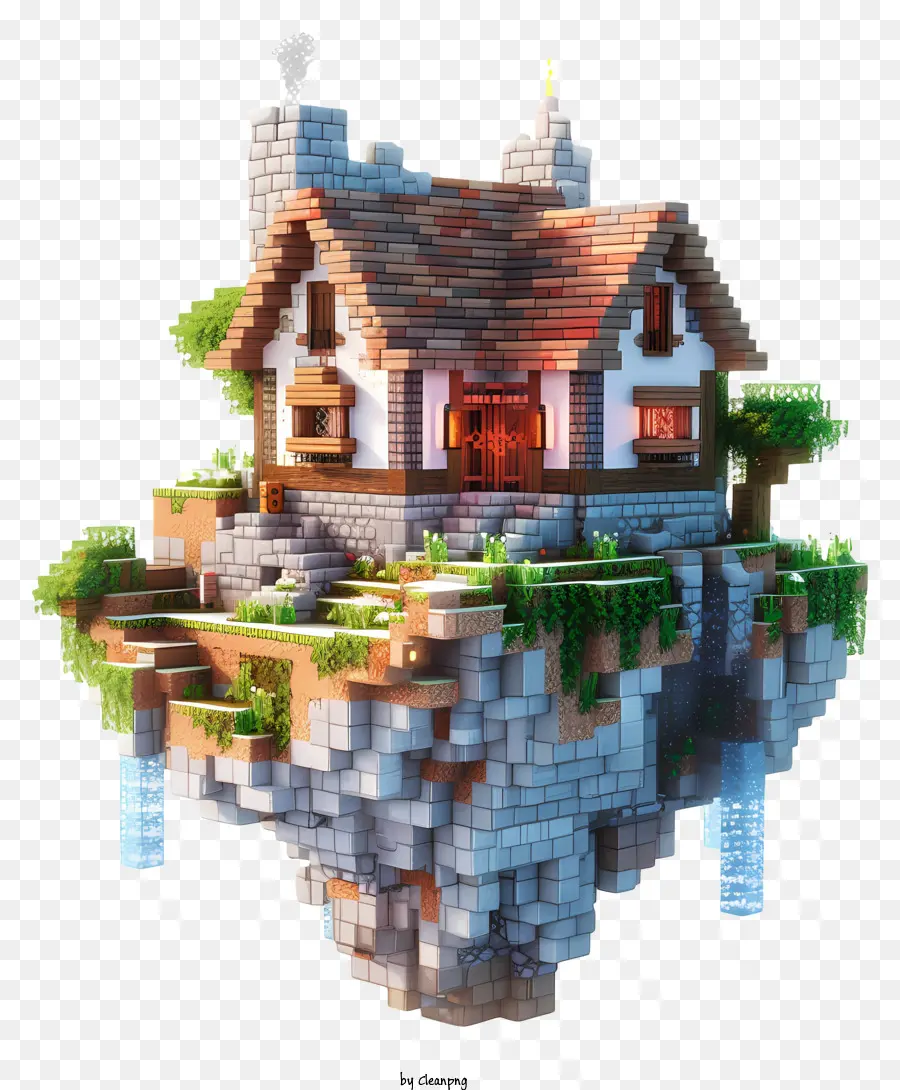 Minecraft，Petite île PNG