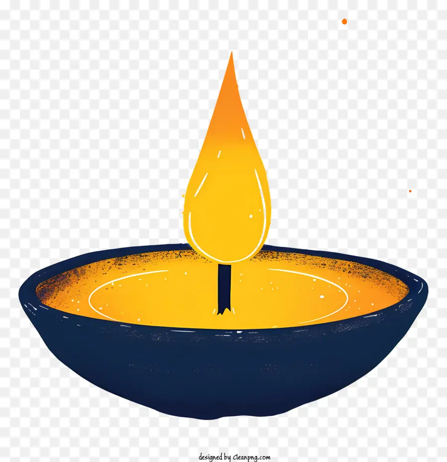 Lampe Diya，Flamme De Bougie PNG