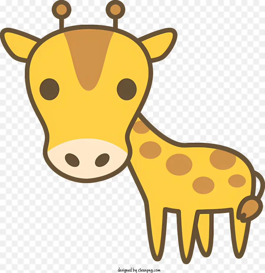 Animal，Dessin Animé Girafe PNG