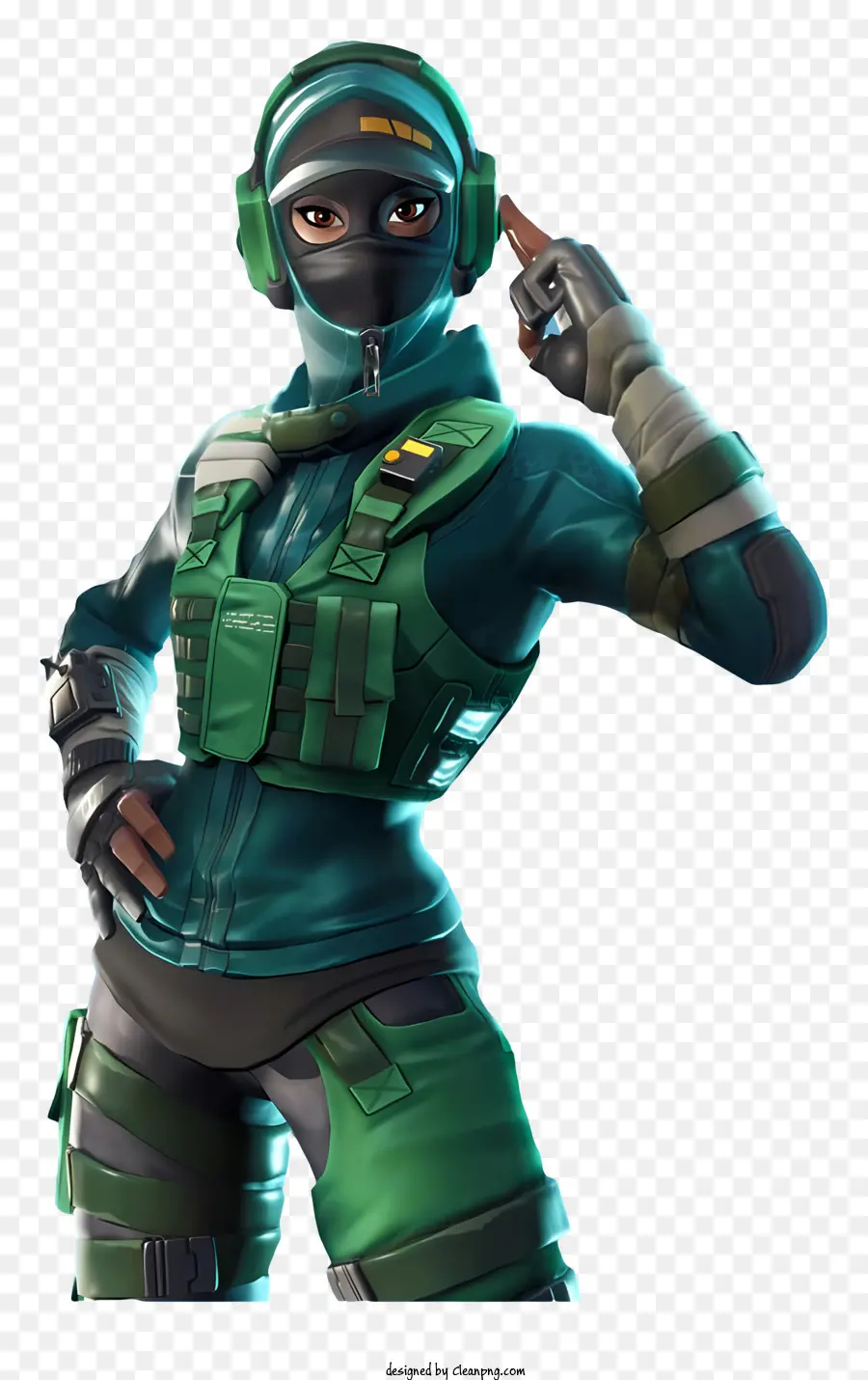 Fortnite，Soldat Vert PNG