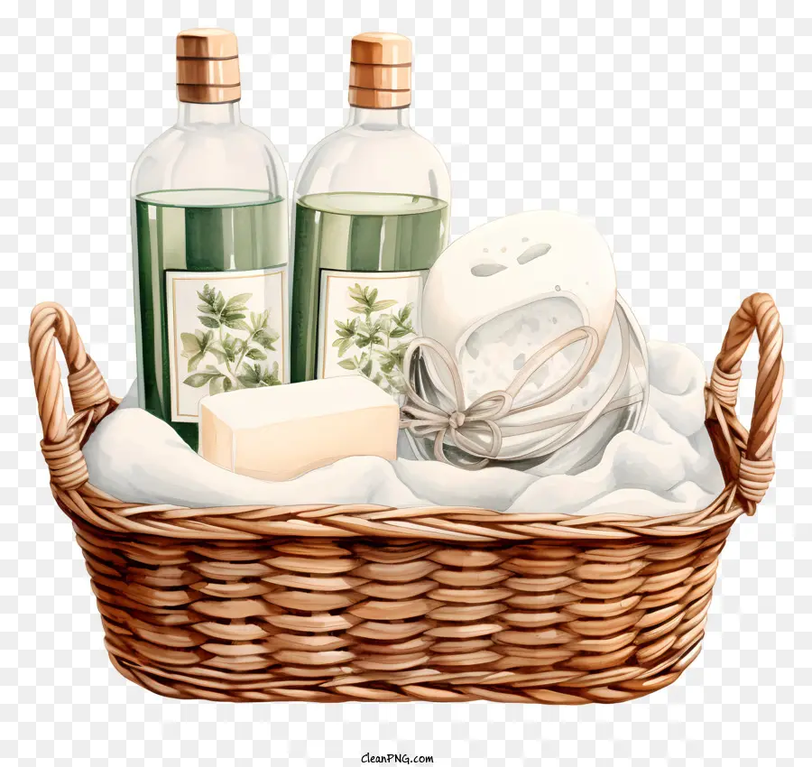 Ensemble De Bain Pour Hommes，Panier Cadeau De Bain PNG