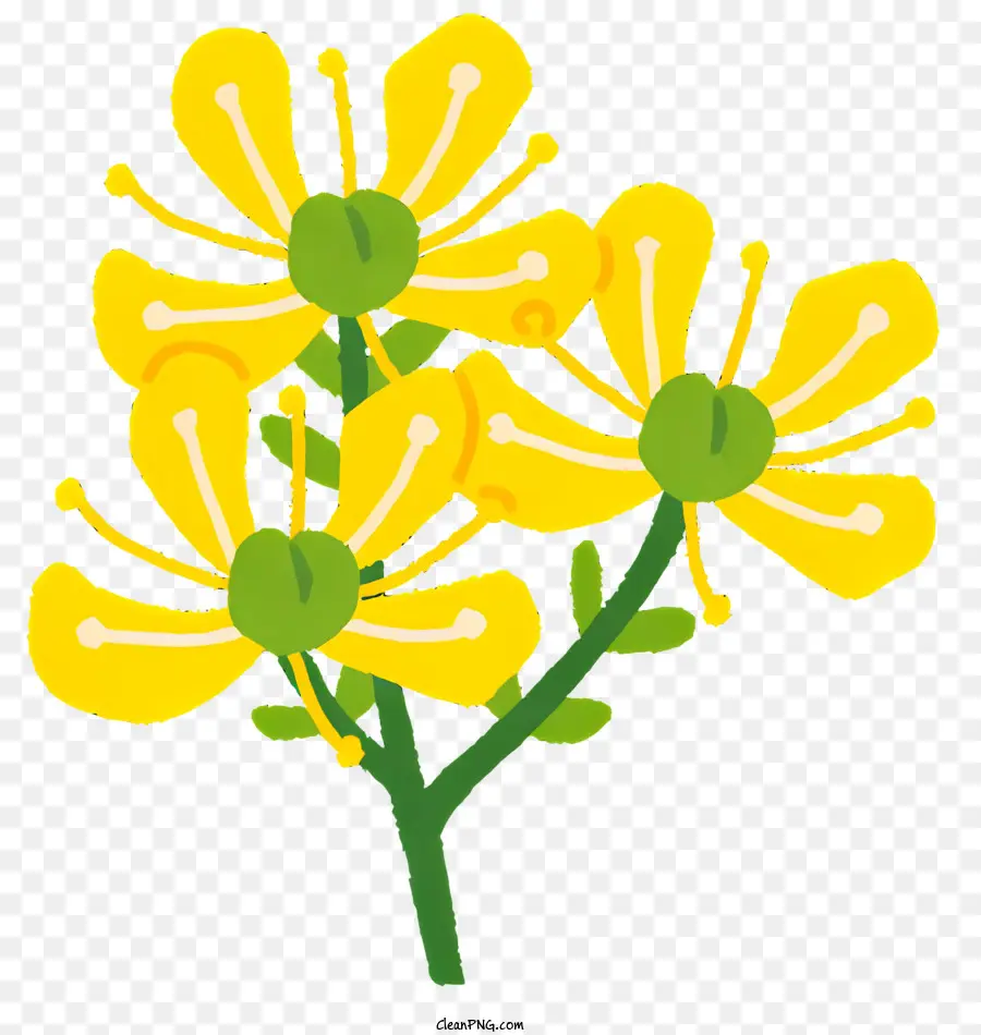 Fleur，Fleurs Jaunes PNG