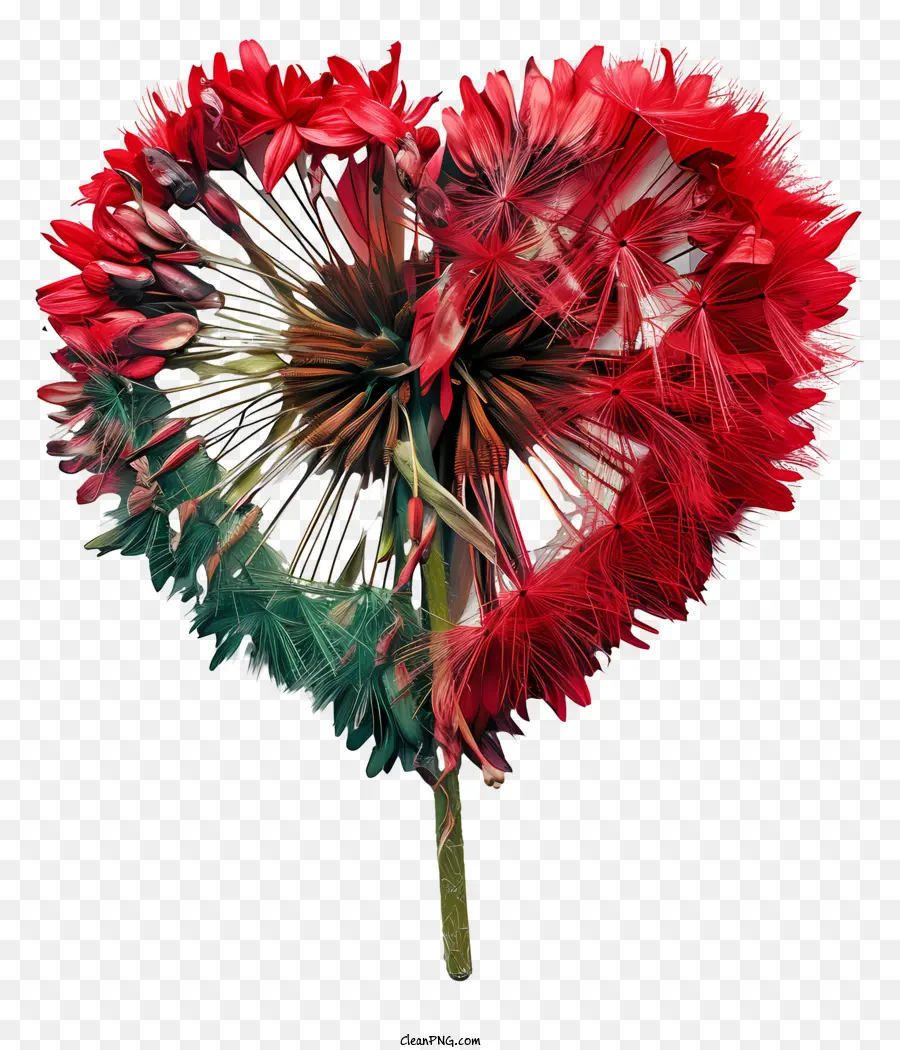Plancherie Du Cœur，Fleur En Forme De Coeur PNG