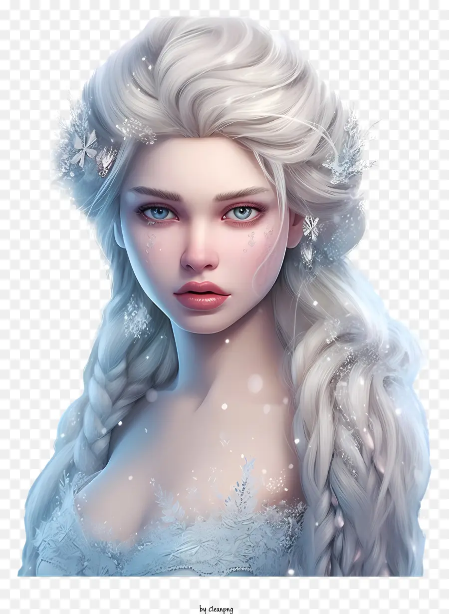 Princesse Congelée，Reine Des Neiges PNG