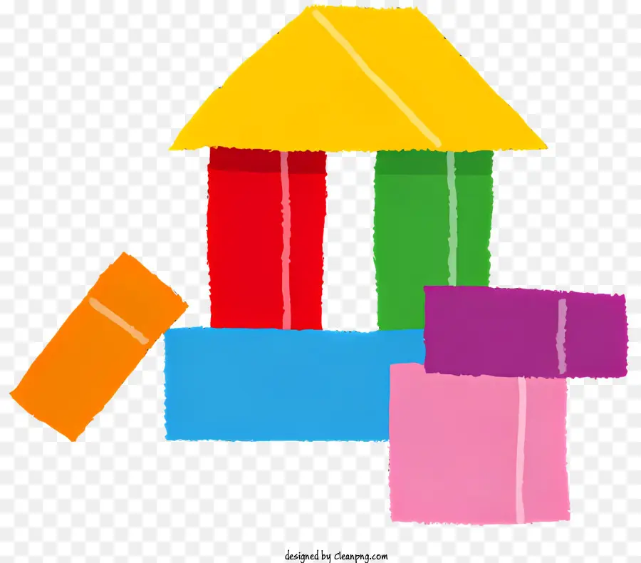 Jouets éléments，Structure Colorée PNG