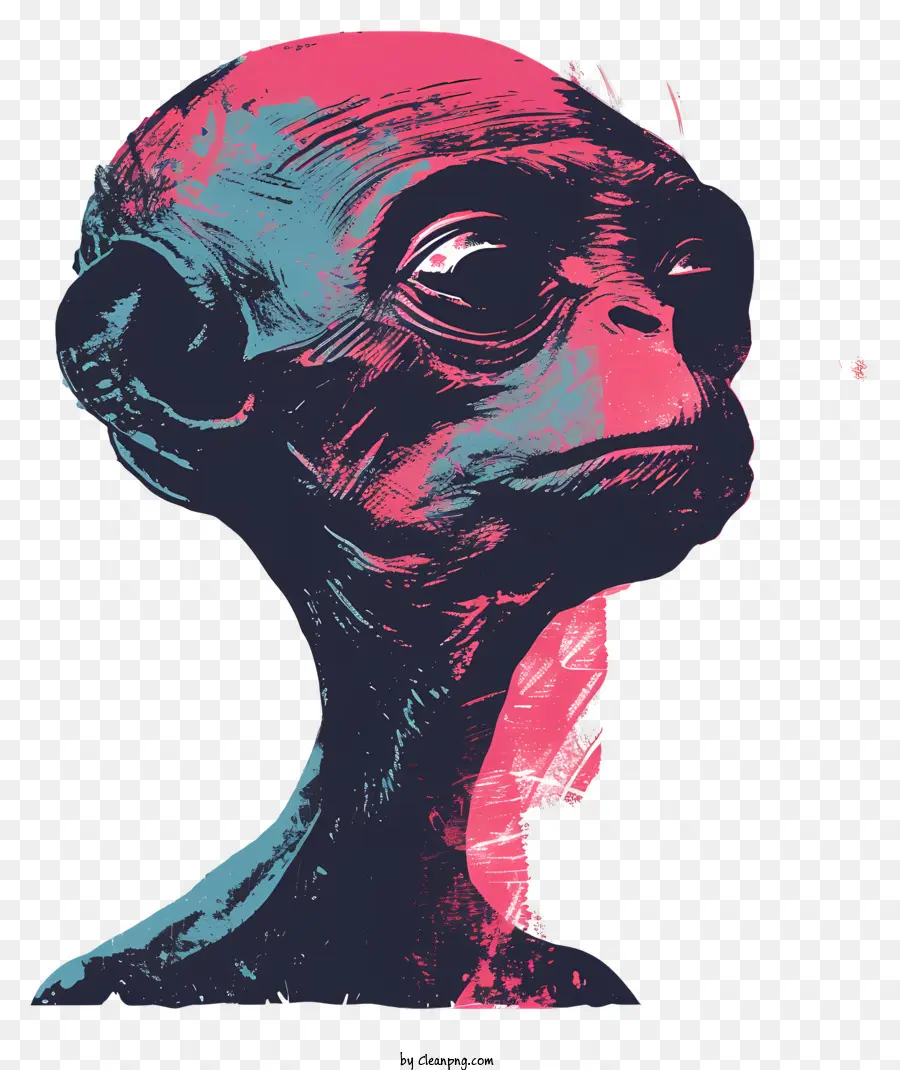 Hominidé Extraterrestre，Tête D'extraterrestre PNG