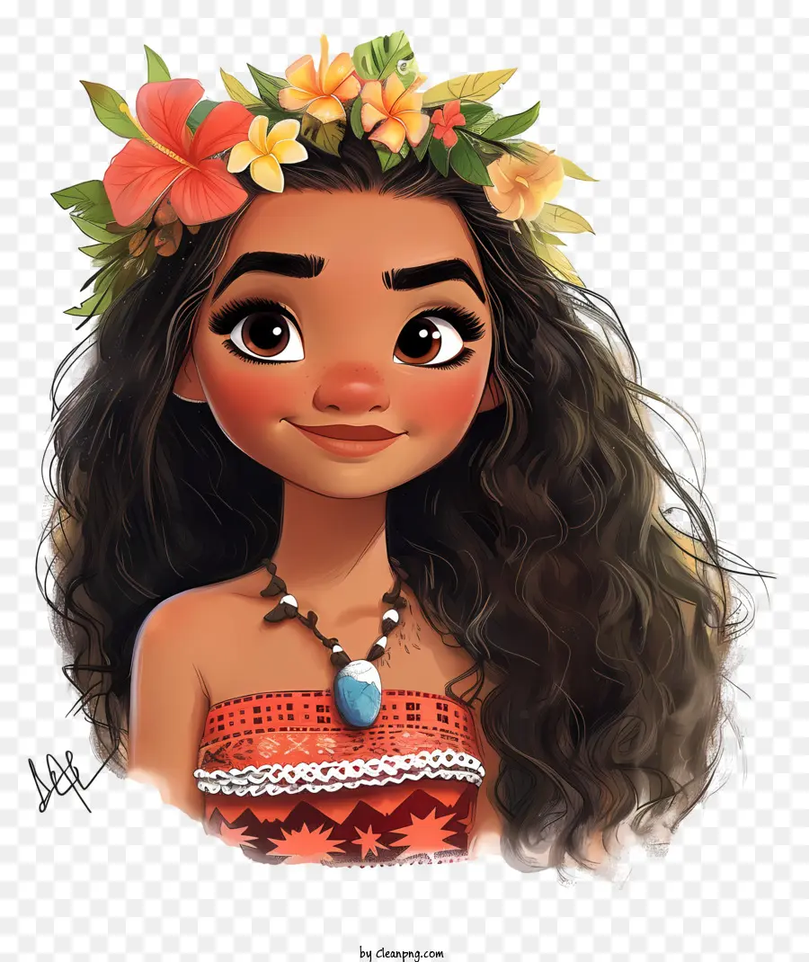 Moana，Fille Animée PNG