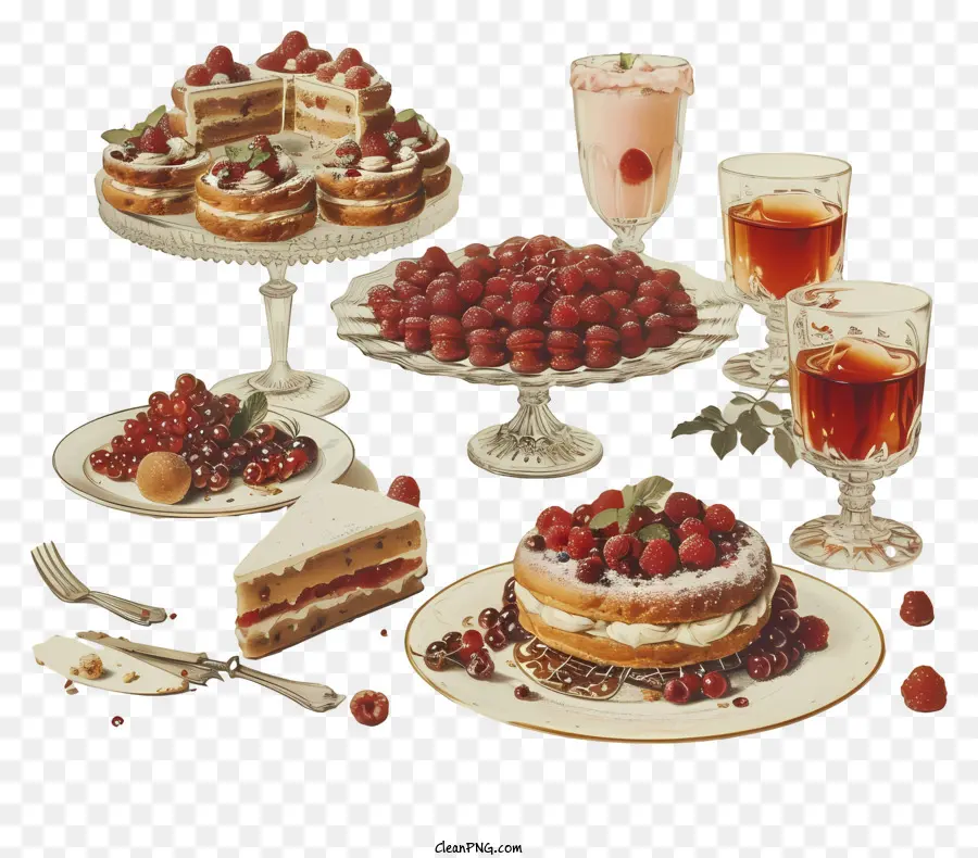 Dans Cette Image，Les Desserts PNG