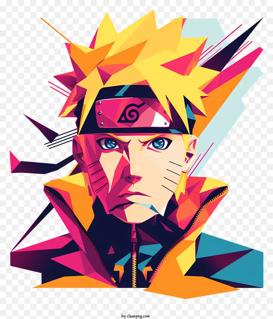 Naruto，Les Cheveux Longs PNG