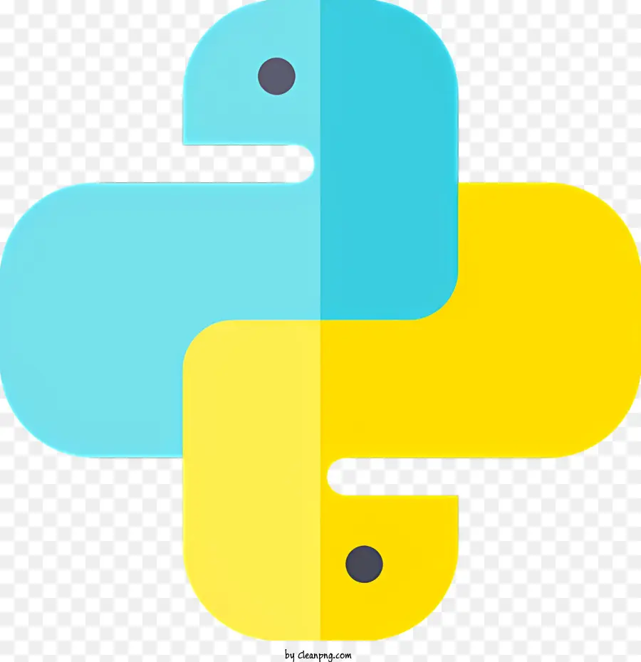 Logo Python，Serpent Coloré PNG