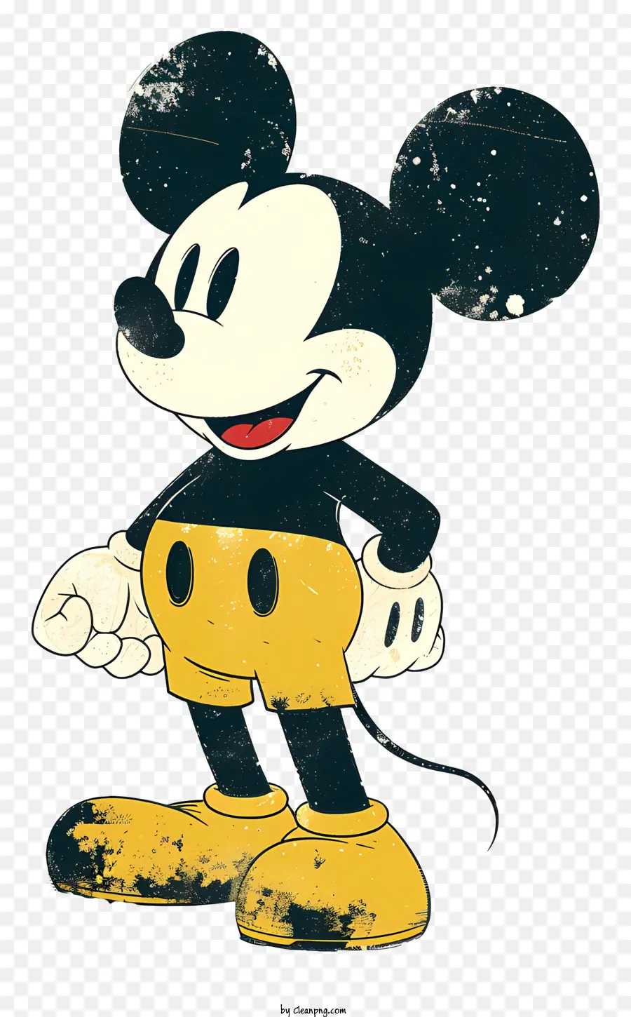 Mickey Mouse，Chemise Jaune PNG