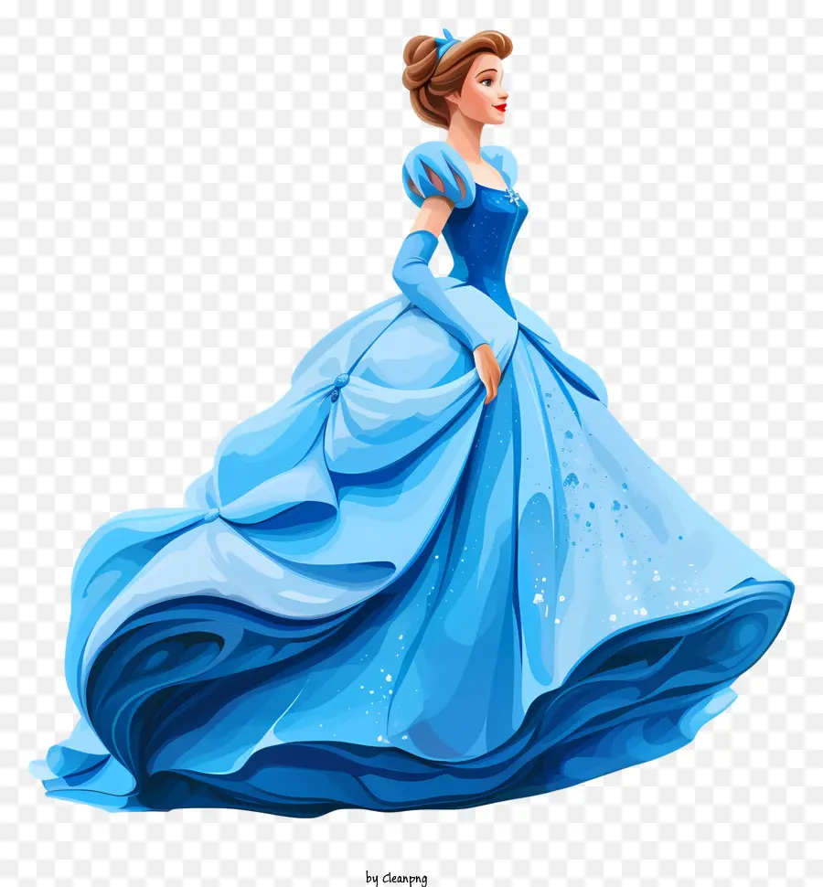 Robe Bleue，Princesse PNG